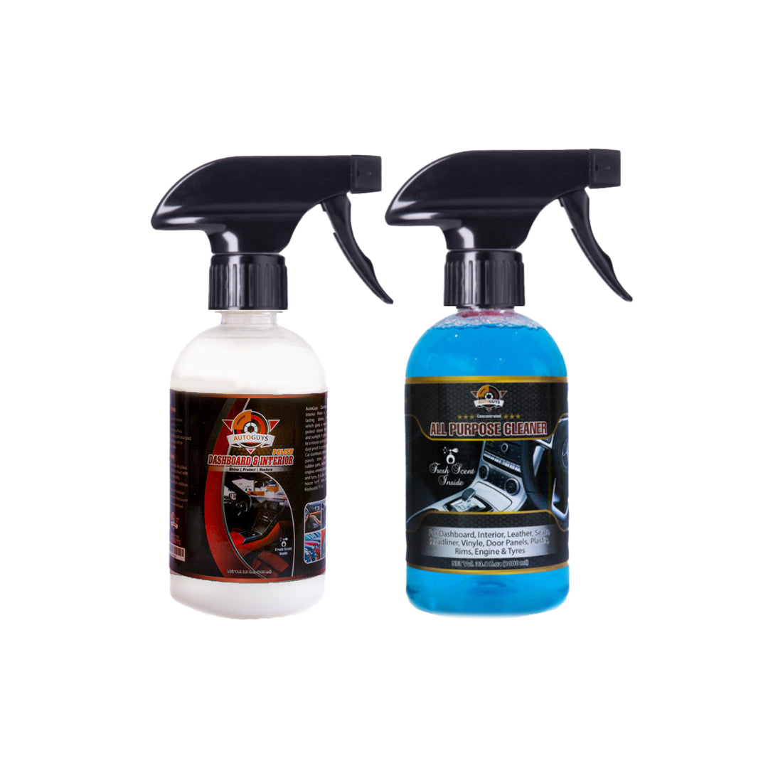 All Purpose Cleaner, Dashboard & Interior Polish Pack Of 2 - AUTOGUYS