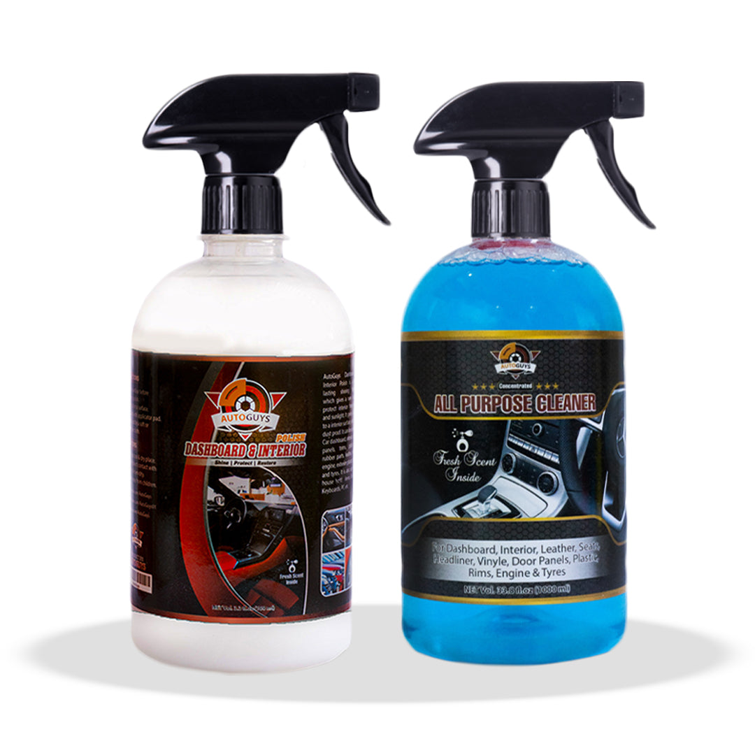 All Purpose Cleaner, Dashboard & Interior Polish Pack Of 2 - AUTOGUYS